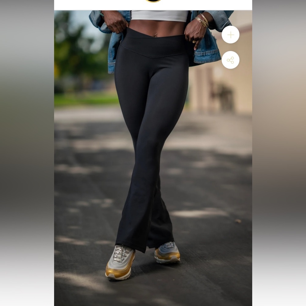 Black Flare Leggings